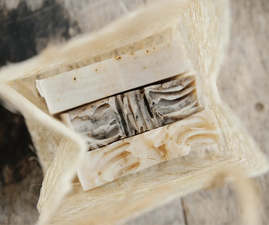 Forest Ritual artisan soap bars in natural wrap